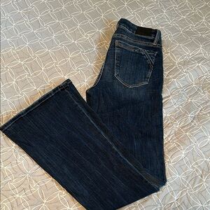 Dark Blue Flare Jeans